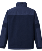 B2B Hooded Softshell Workwear Jacket Navy Low MOQ Custom Workwear