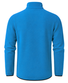 Wholesale Fleece Zip Jacket Blue Low MOQ Custom Workwear Manufacturer