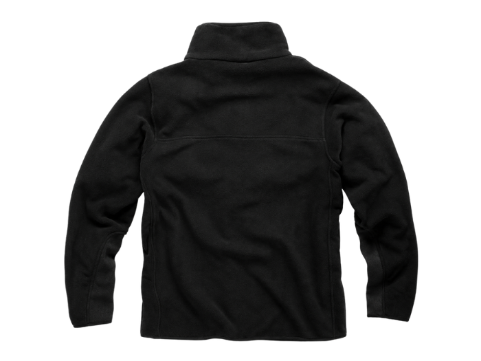 Custom Black Fleece Workwear Jacket Low MOQ Bulk Uniform Supplier