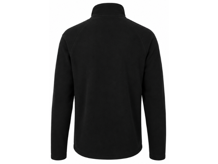 Custom Half Zip Fleece Jacket Black B2B Workwear Manufacturer