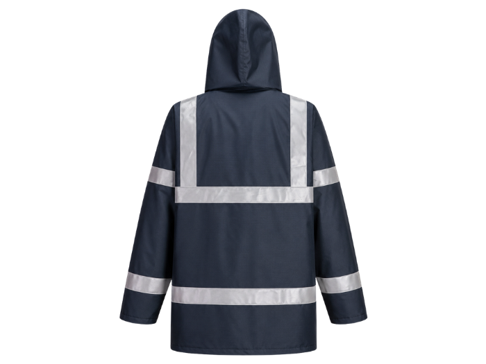 Anti-Static Flame-Resistant Workwear Jacket Navy Electrician Jacket Low MOQ