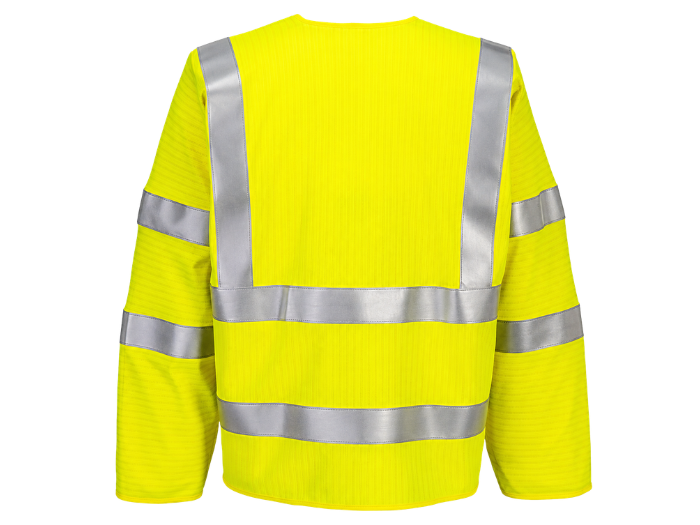 B2B Anti-Static Electrician Jacket Yellow/Grey Low MOQ Safety Workwear