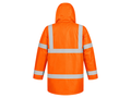Custom Haulage Hi-Vis Coat Orange/Grey B2B Custom Workwear