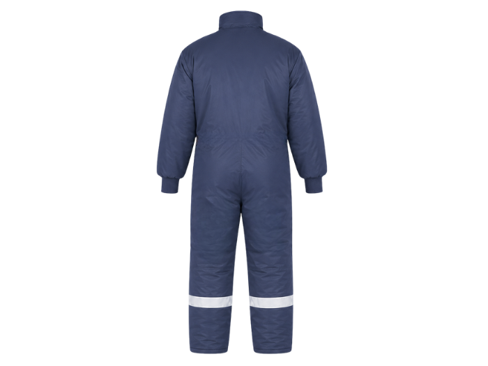 B2B Coldstore Coverall Navy Custom Freezer Workwear Low MOQ