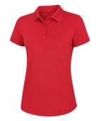 Custom Red Women’s Salon Polo Shirt Low MOQ Workwear