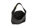 B2B Adjustable Leather Shoulder Bag Black Custom Leather Bag