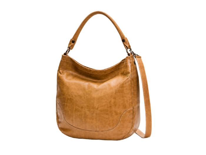 B2B Vintage Leather Shoulder Bag Brown Low MOQ front design preview
