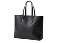 Classic Black Leather Tote Bag B2B Low MOQ Custom Leather Bag