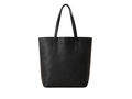 Black Leather Shoulder Tote Bag B2B Low MOQ Custom Tote Bag