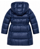 Long Hooded Duck Down Puffer Coat – Navy Blue | B2B Low MOQ