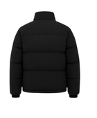 Wide-Baffle Stand-Collar Duck Down Puffer Jacket – Black | B2B Low MOQ