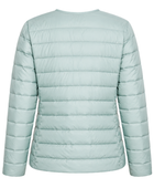 Round-Neck Duck Down Puffer Jacket – Pale Mint Green | B2B Low MOQ