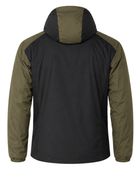 B2B Insulated Eider Down Hooded Puffer Jacket Low MOQ Black/Olive