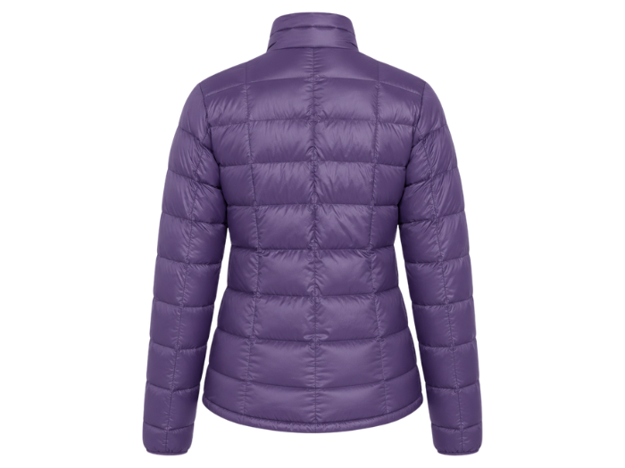 Ladies Lightweight Quilted Goose Down Jacket – Purple | B2B Low MOQ