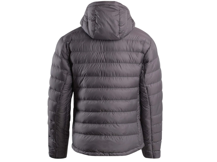 Men’s Hooded Goose Down Puffer Jacket – Grey | B2B Low MOQ