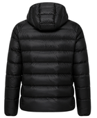 Chevron-Front Hooded Goose Down Puffer Jacket – Black | B2B Low MOQ