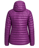 Women’s Hooded Narrow-Quilted Goose Down Jacket – Purple | B2B Low MOQ