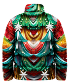 Men’s Christmas Print Eider Down Puffer Jacket B2B Low MOQ Outerwear Manufacturer