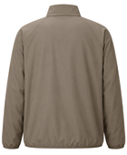 B2B Taupe Half-Zip Eider Down Pullover Jacket Low MOQ Winter Manufacturer