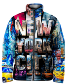 All-Over Print Sublimated Puffer Jacket – Multicolour Urban Graphic | B2B Low MOQ