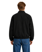 Custom Men’s Black Zip-Front Casual Denim Jacket B2B