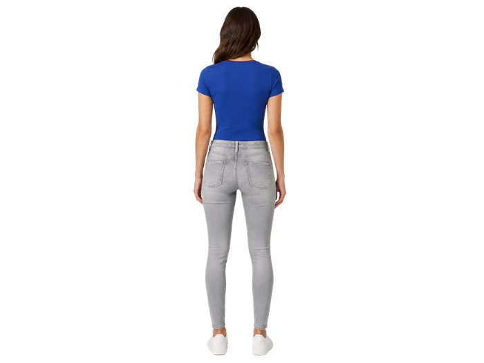 Slim Leg Denim Pants Light Grey Wash | B2B Low MOQ
