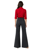 Wide Leg Denim Pants Charcoal Grey | B2B Low MOQ