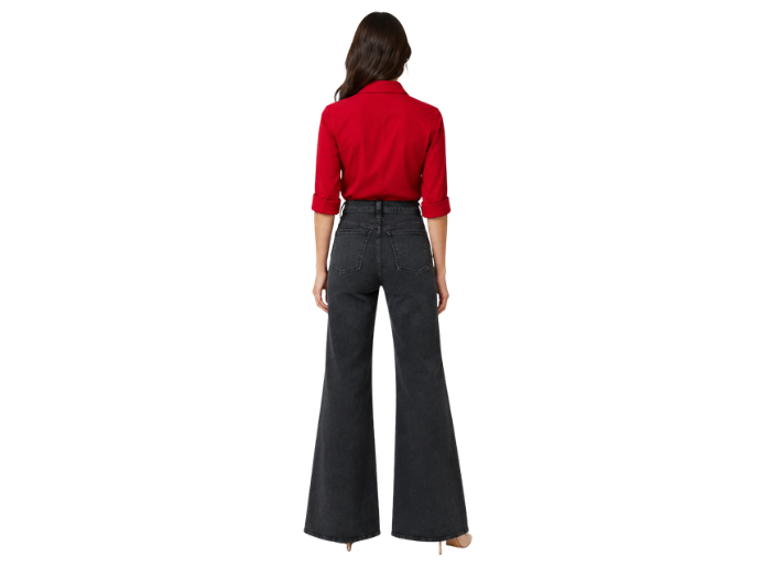 Wide Leg Denim Pants Charcoal Grey | B2B Low MOQ
