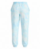 Cuffed Jogger Sweatpants Light Blue Cloud Tie Dye Wash | B2B Low MOQ