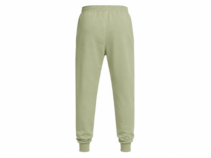 Cuffed Jogger Sweatpants Light Olive Green Screen Printed Graphic Design | B2B Low MOQ