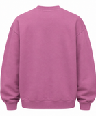 Oversized Boxy Sweatshirt Washed Burgundy Western Print | B2B Low MOQ
