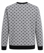 Men's Crewneck Sweatshirt Light Grey Geometric All Over Print | B2B Low MOQ
