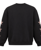 Oversized Boxy Sweatshirt Black Western Screen Print | B2B Low MOQ