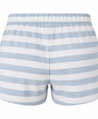 Sweat Shorts Blue White Stripe Screen Printing | B2B Low MOQ