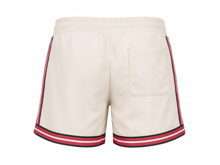 Sweat Shorts Natural Panther Graphic Screen Printing | B2B Low MOQ