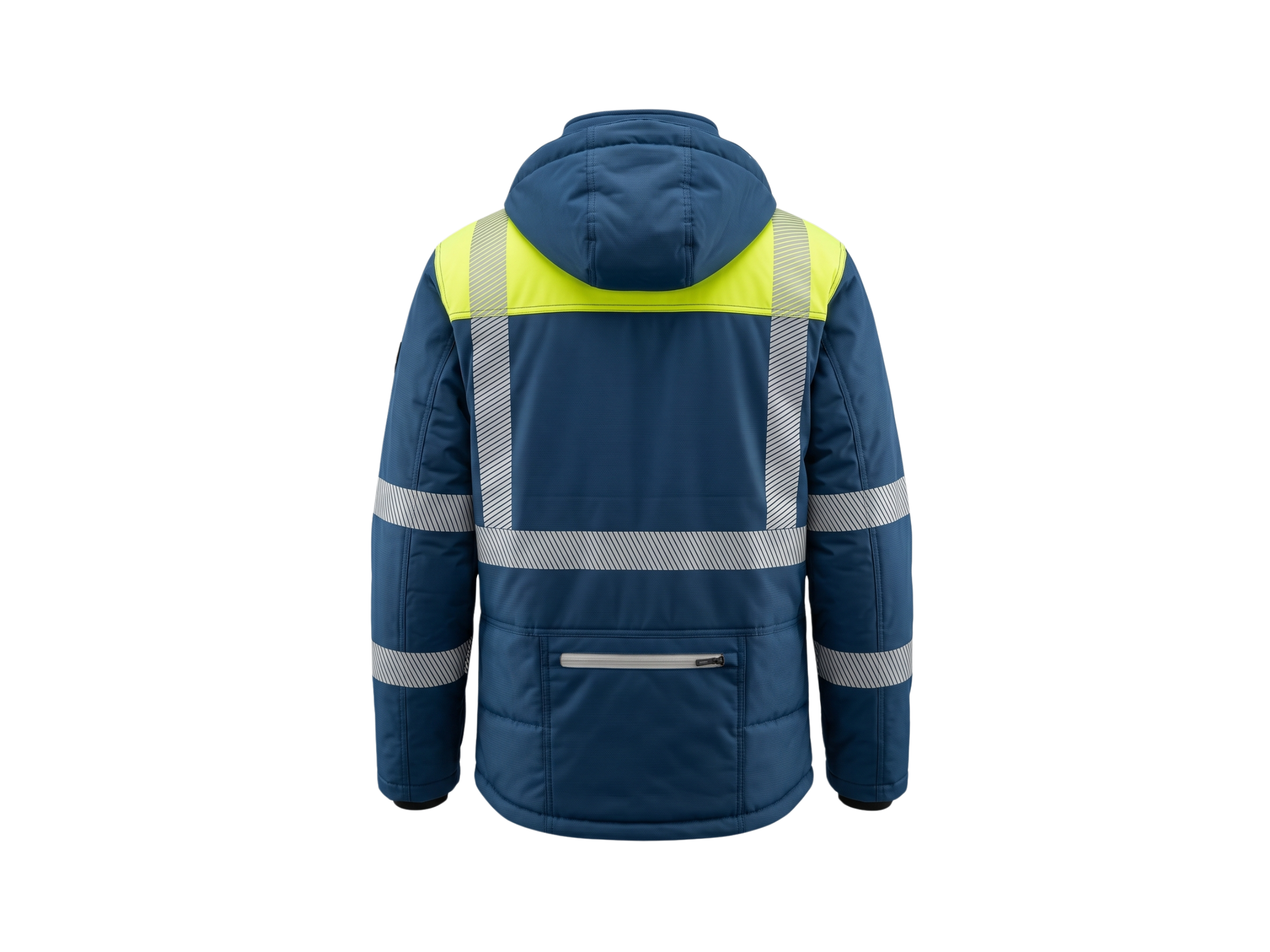 B2B Safety Reflective Hooded Ski Wear Jacket Low MOQ Winter Manufacturer