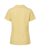 School Short Sleeve Peter Pan Collar Blouse Light Yellow | B2B Low MOQ Wholesale
