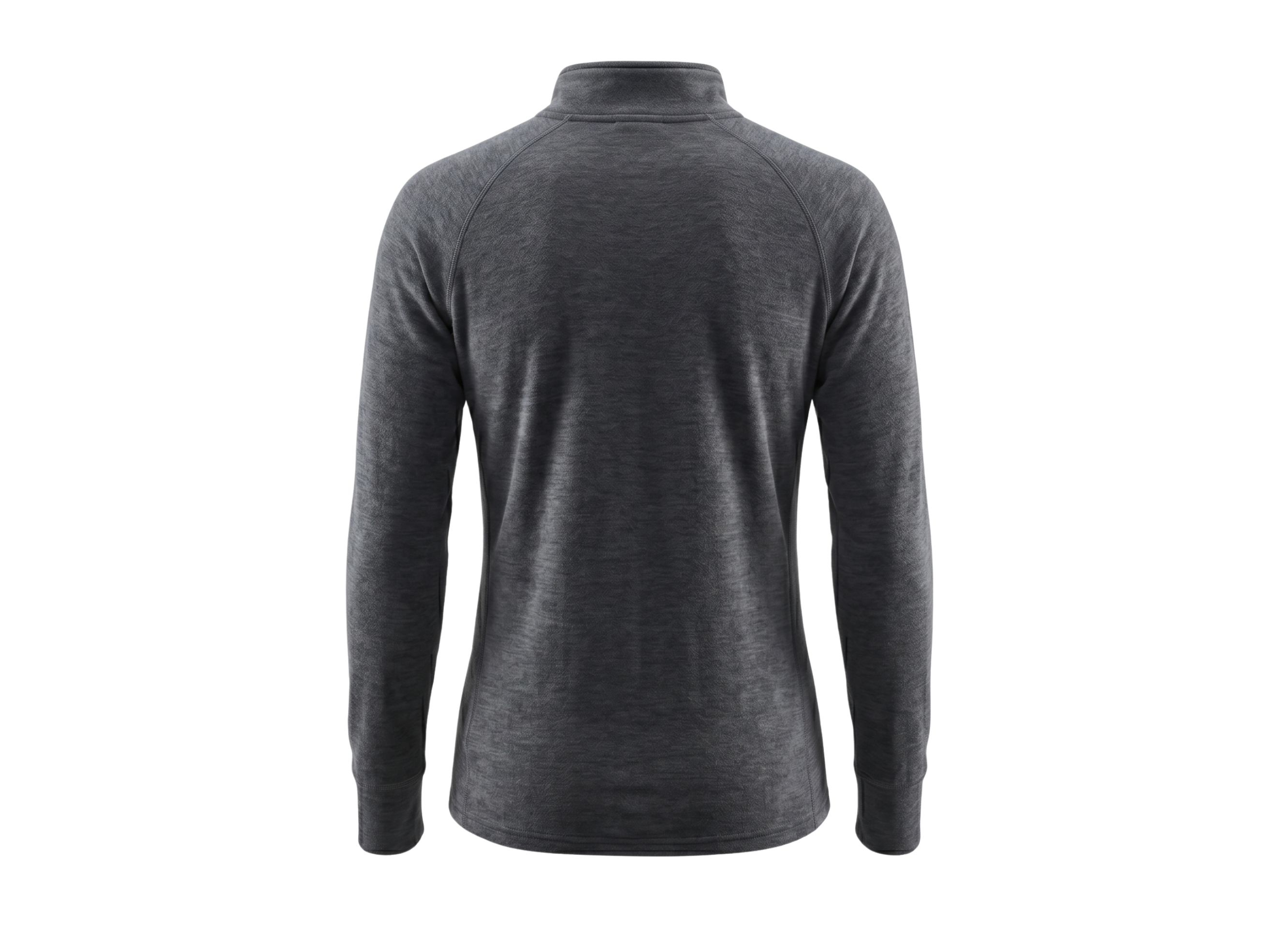 Custom Ski Wear Winter Mid Layer Shirt Charcoal Grey B2B