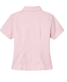 School Short Sleeve Fitted Oxford Shirt Light Pink | B2B Low MOQ Wholesale