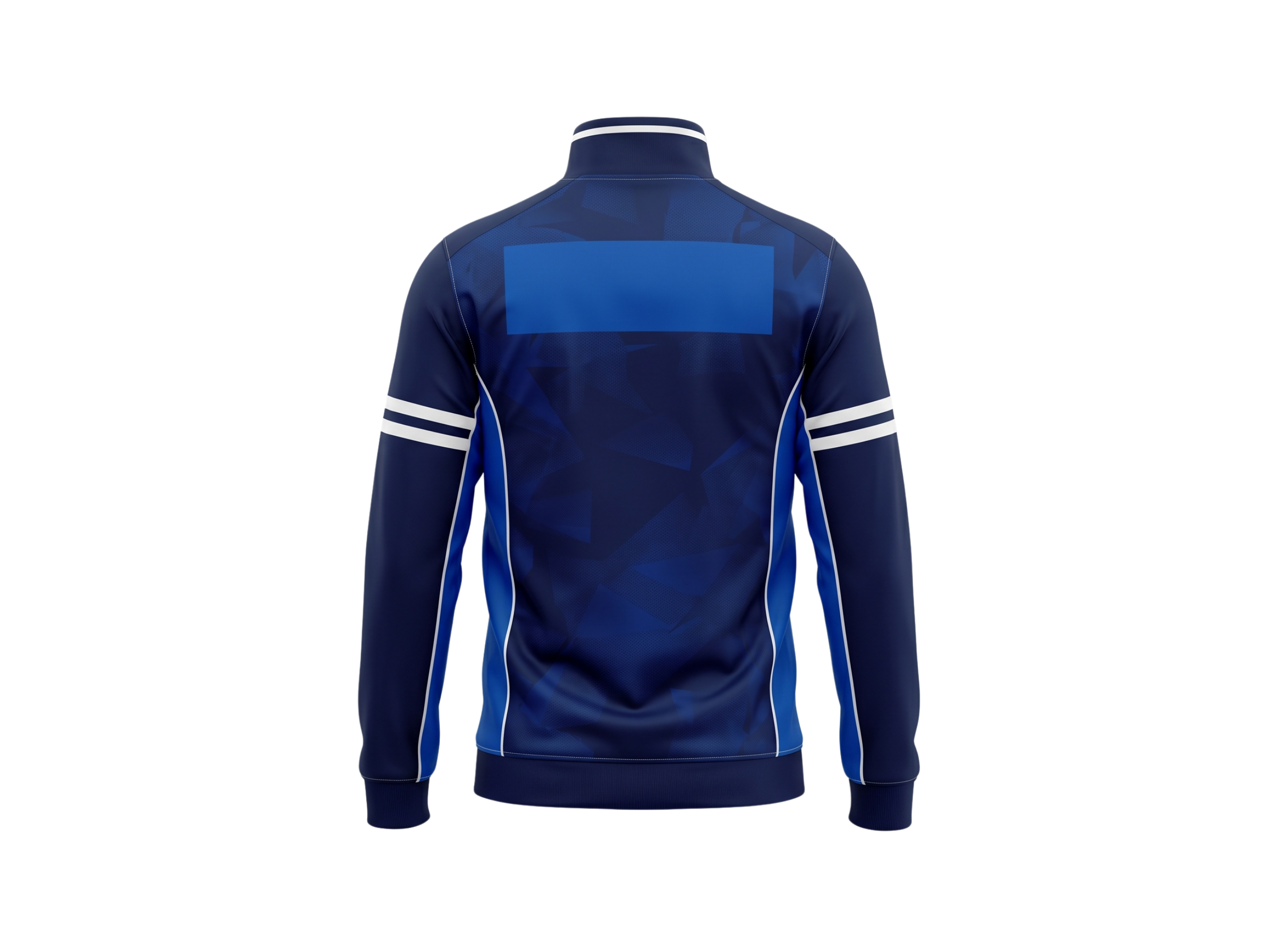 B2B Full-Zip Ski Wear Winter Jacket Navy Blue White Low MOQ Winter Jacket Manufacturer