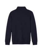 School Quarter Zip Fleece Sweatshirt Navy Blue | B2B Low MOQ Wholesale