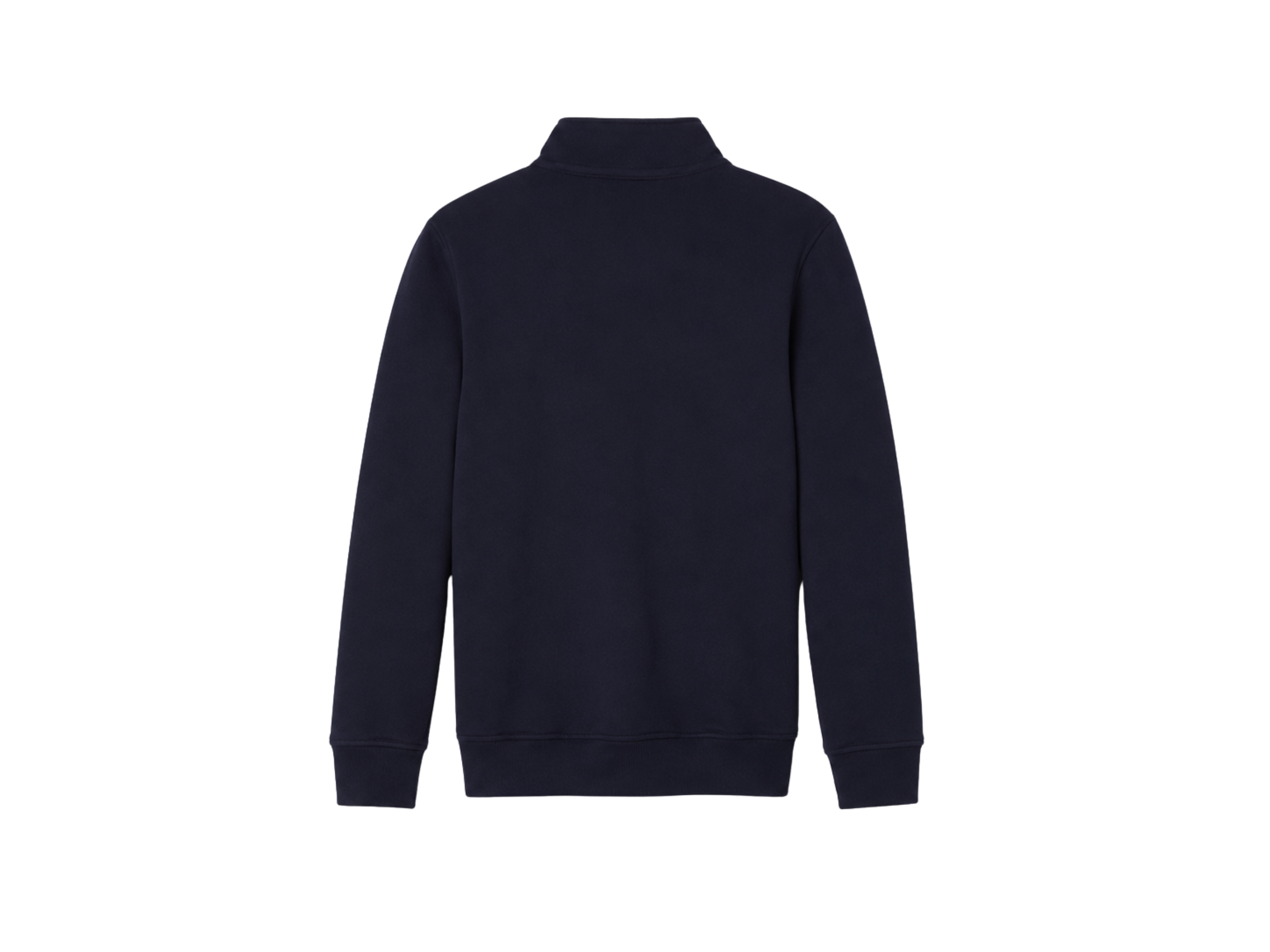 School Quarter Zip Fleece Sweatshirt Navy Blue | B2B Low MOQ Wholesale