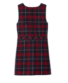 School Plaid Box Pleat Jumper Red Black White | B2B Low MOQ Wholesale