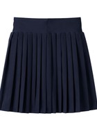 School Pleated Pull-On Skort Navy Blue | B2B Low MOQ Wholesale