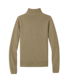 School Mock Neck Zip Front Sweater Khaki Beige | B2B Low MOQ Wholesale