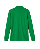 B2B School Uniform Long Sleeve Polo Shirt Bulk School Uniform Manufacturer Green