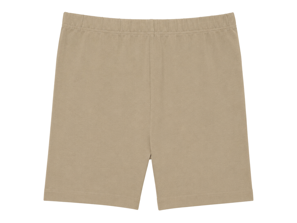 Girls School Uniform Kick Short Khaki Beige | B2B Low MOQ Wholesale front design preview