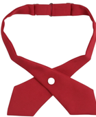 School Adjustable Cross Tie Red | B2B Low MOQ Wholesale