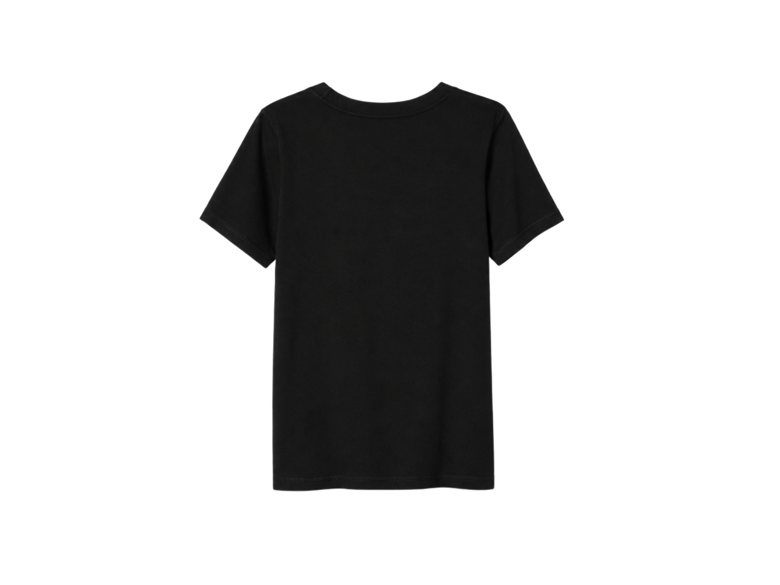 Black Short Sleeve School Uniform Crewneck T-Shirt Low MOQ Schoolwear Manufacturer