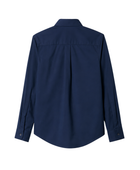 School Adaptive Long Sleeve Shirt Navy Blue | B2B Low MOQ Wholesale